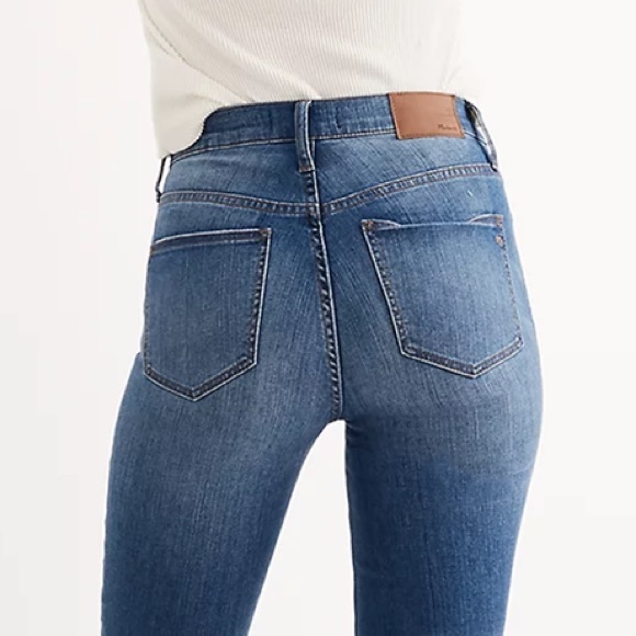 MADEWELL 10" High-Rise Skinny Jeans- Tulip-Hem Edition - Picture 3 of 11